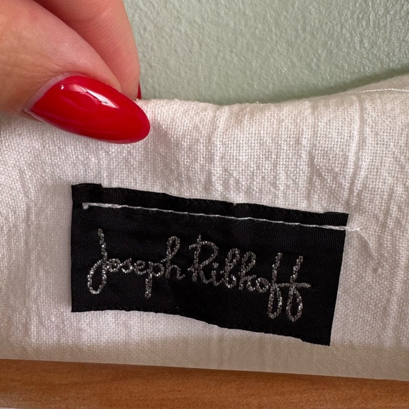 Vintage Joseph Ribkoff White Textured Fabric - Picture 6 of 9